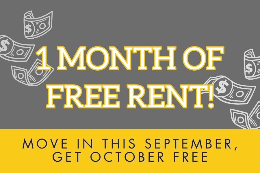 1 Month of Free Rent Promo